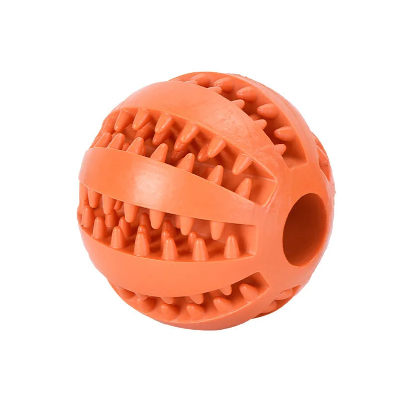 Interactive Chewing Rubber Ball Toy For Pets