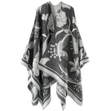 Trendy Warm Blanket Shawl Wrap Poncho for Outdoor Cardigan Warm Shawl Wrap for Wedding Evening Dresses Bridal Scarve