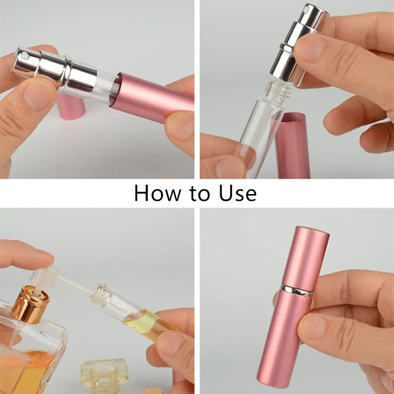 Portable Mini Perfume Glass Bottle