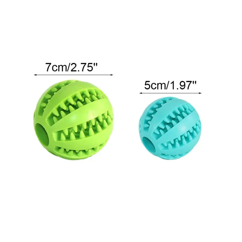 Interactive Chewing Rubber Ball Toy For Pets