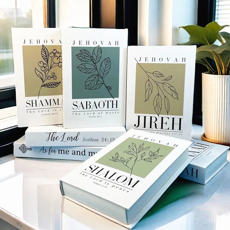 Faux Bible-Inspired Coffee Table Decor