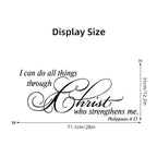 Inspirational Christian Wall Decal