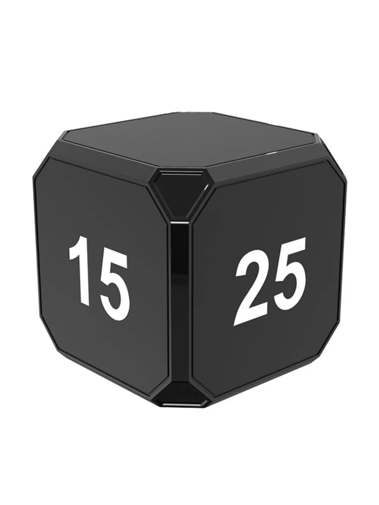 Cubical Timer Gravity Sensor Flipping LED Display