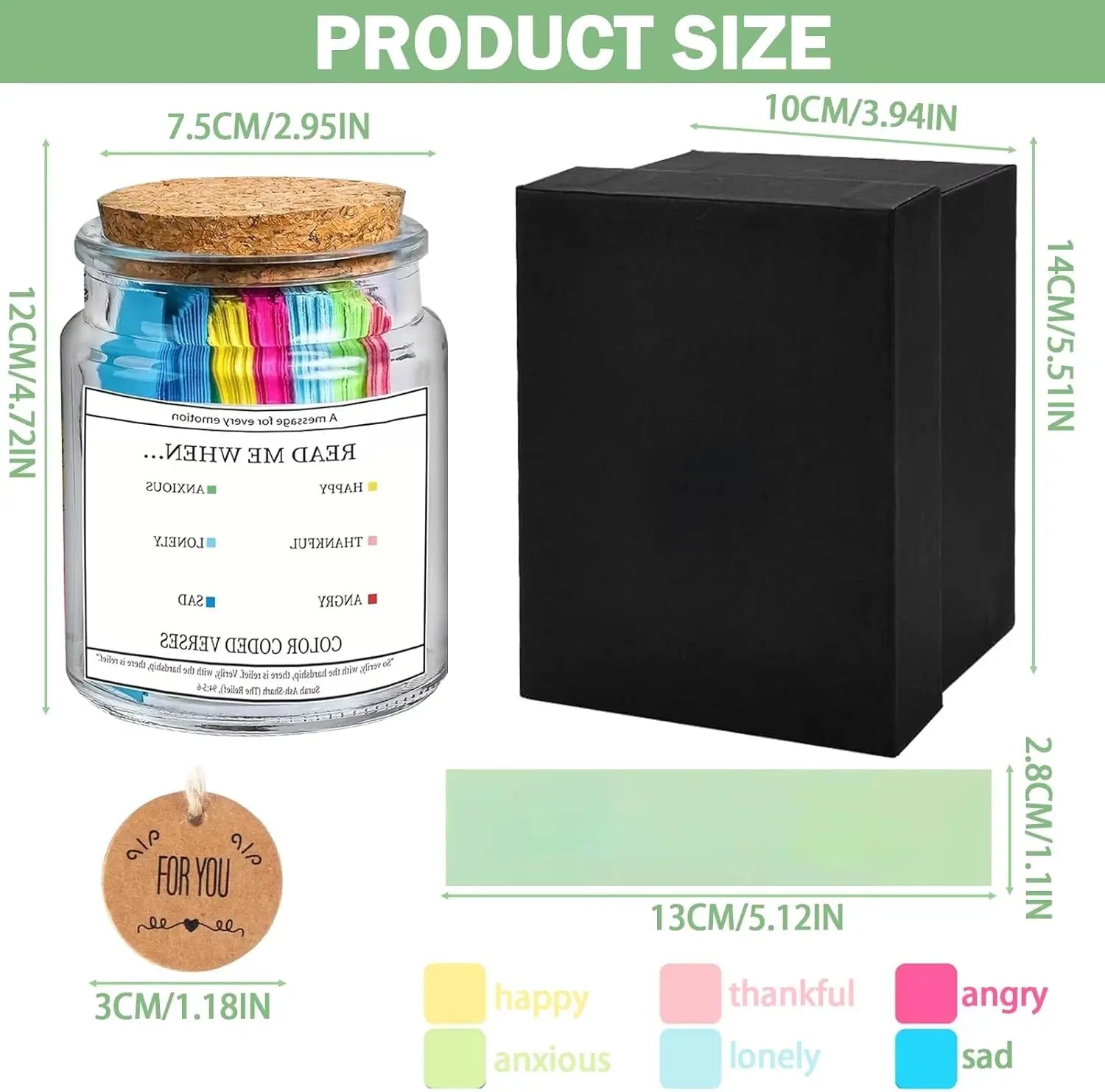 Inspirational Quran & Bible Verses Jar