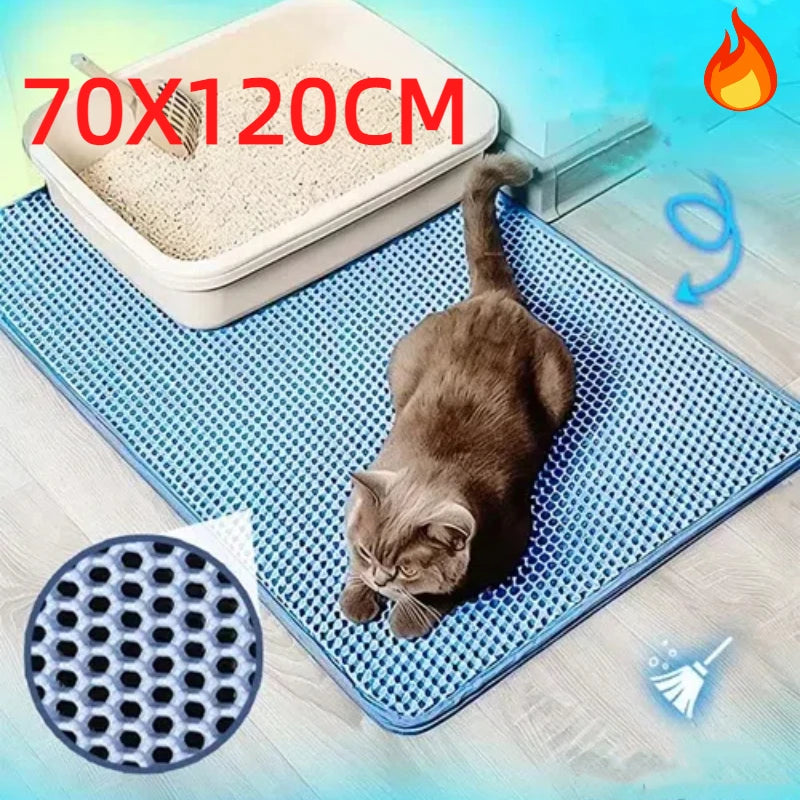 Non-Slip Litter Trapping Pad for Cats