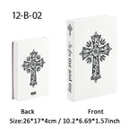 Faux Bible-Inspired Coffee Table Decor