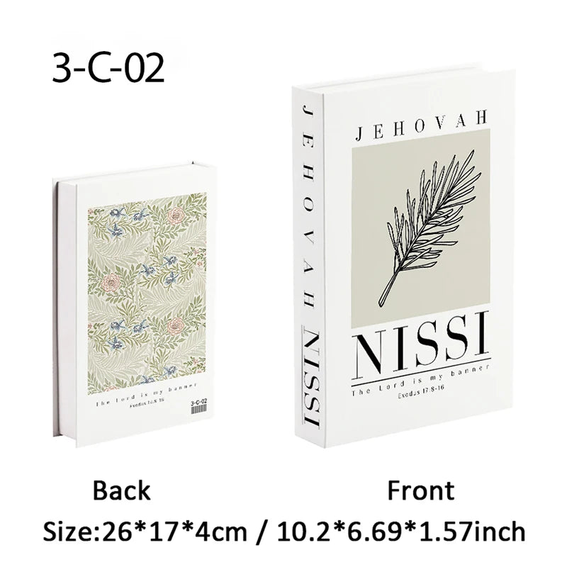 Faux Bible-Inspired Coffee Table Decor