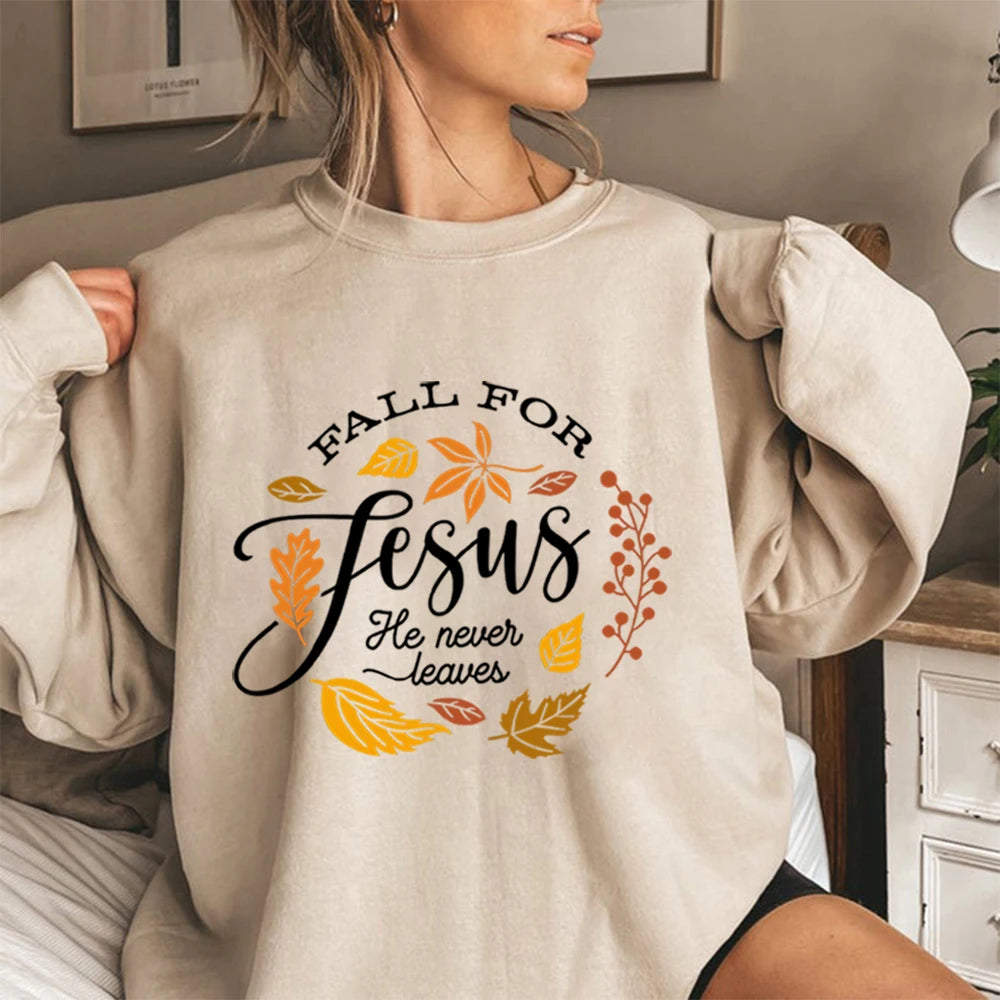 Fall for Jesus Retro Sweatshirt