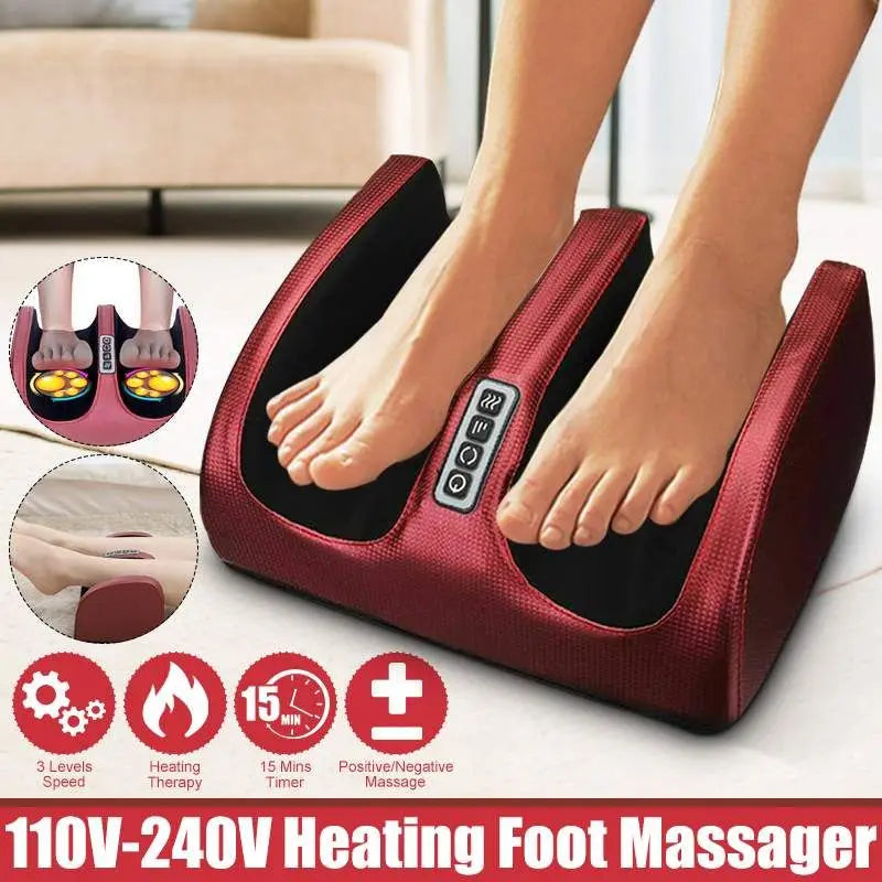 Electric Foot Massager with Heating & Shiatsu Therapy