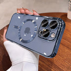 Official Desert Gold Phone Case For iPhone 17 Air 16 15 14 13 12 11 Pro Max Plus Clear Magsafe Magnetic Lens Protect Soft Cover