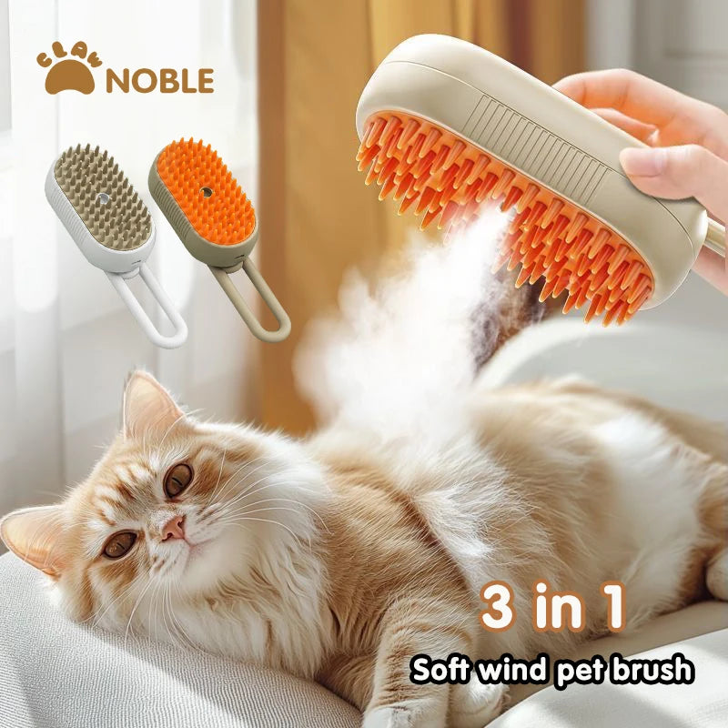 3-in-1 Electric Pet Grooming Brush