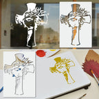 Jesus Cross Painting Template