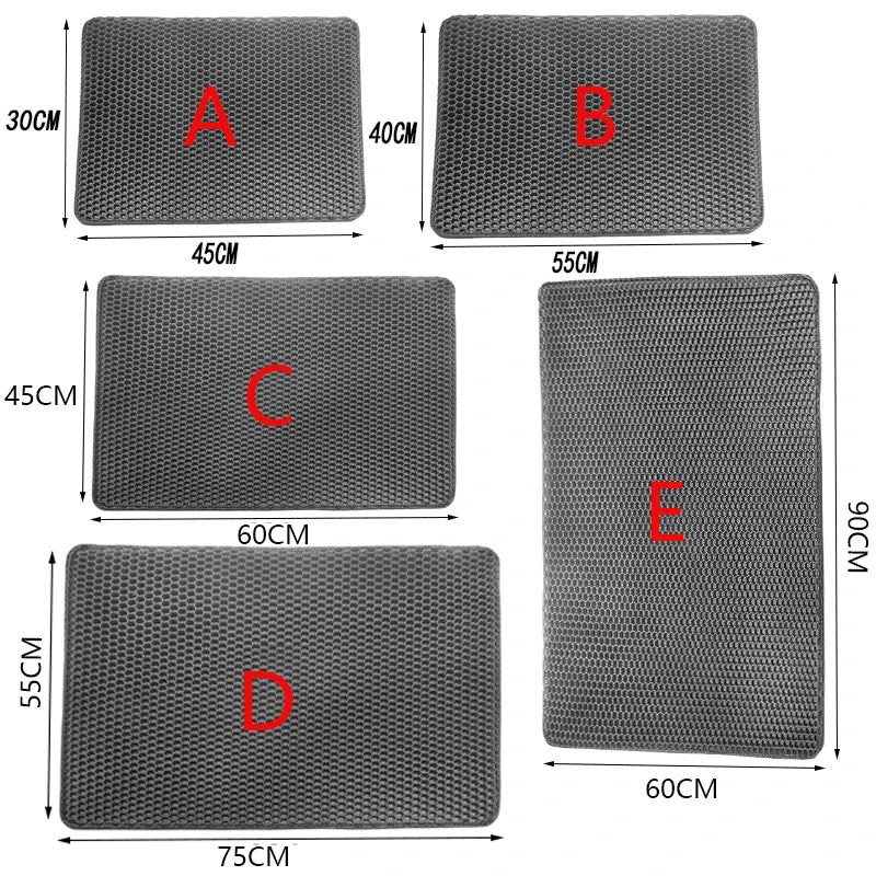 Non-Slip Litter Trapping Pad for Cats
