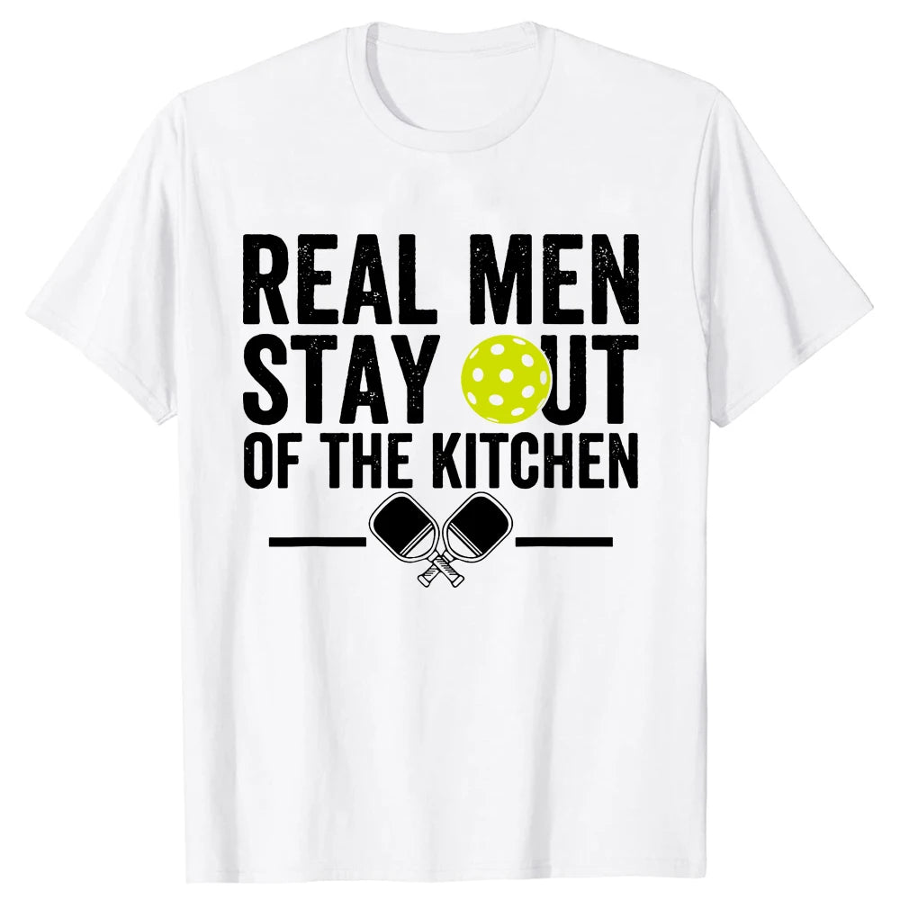 Vintage “Real Men Stay Out of the Kitchen” Short Sleeve Tee
