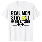 Vintage “Real Men Stay Out of the Kitchen” Short Sleeve Tee