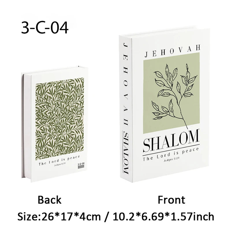 Faux Bible-Inspired Coffee Table Decor