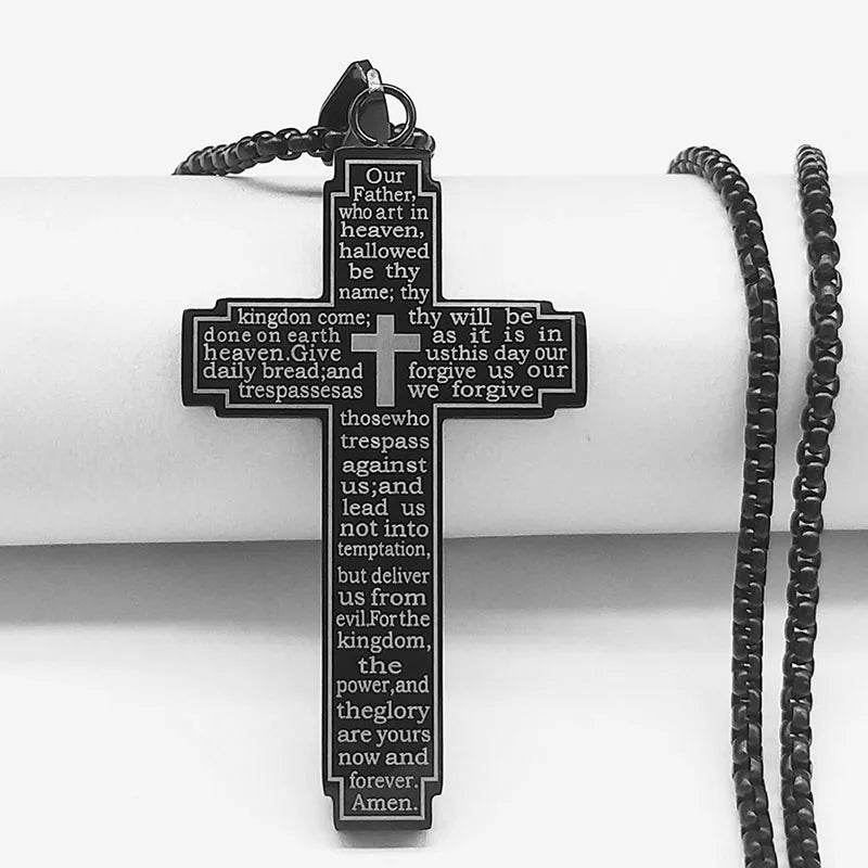 Christian Bible Cross Necklace