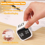 Cubical Timer Gravity Sensor Flipping LED Display