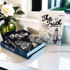 Faux Bible-Inspired Coffee Table Decor