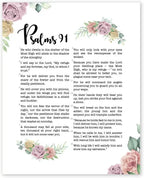 Christian Psalm Bible Verse Wall Art Print
