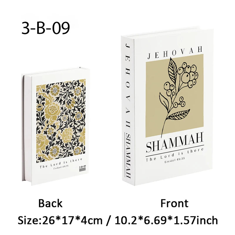 Faux Bible-Inspired Coffee Table Decor