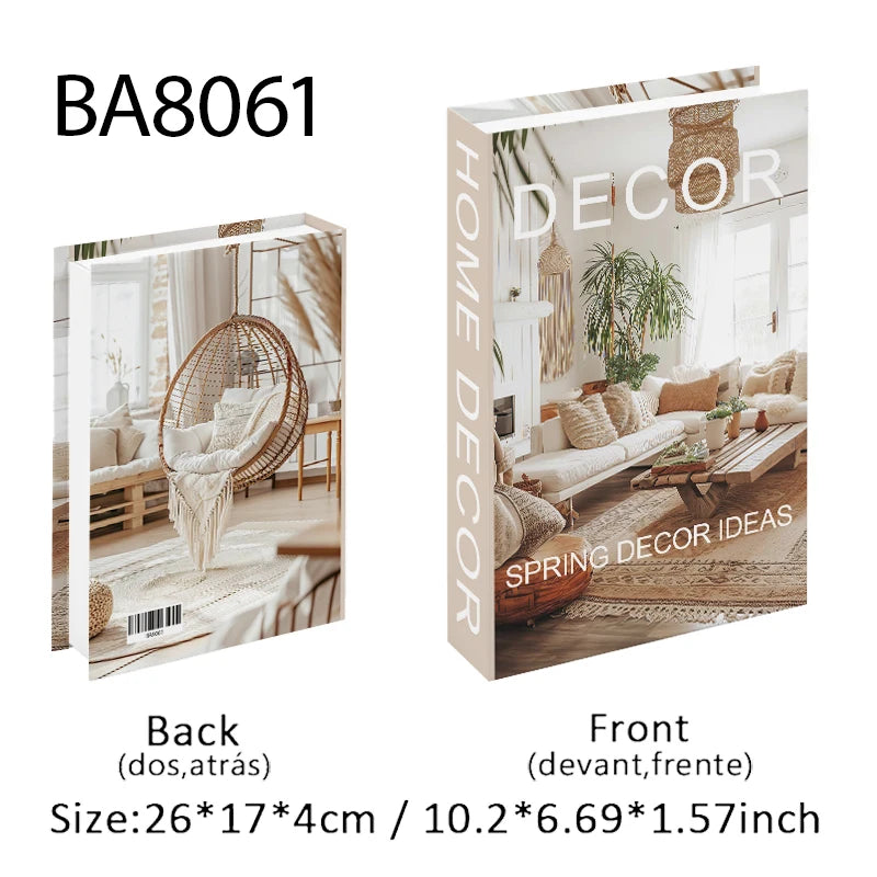 Faux Bible-Inspired Coffee Table Decor