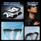 AI Smart Glasses~Sony Camera~Record Videos~Photo Recognition~Bluetooth Calling~Music Payback