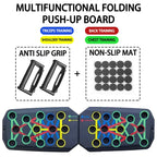 Multifunctional Color-Coded Push-Up Board Set