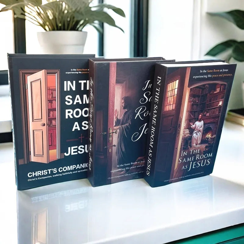 Faux Bible-Inspired Coffee Table Decor