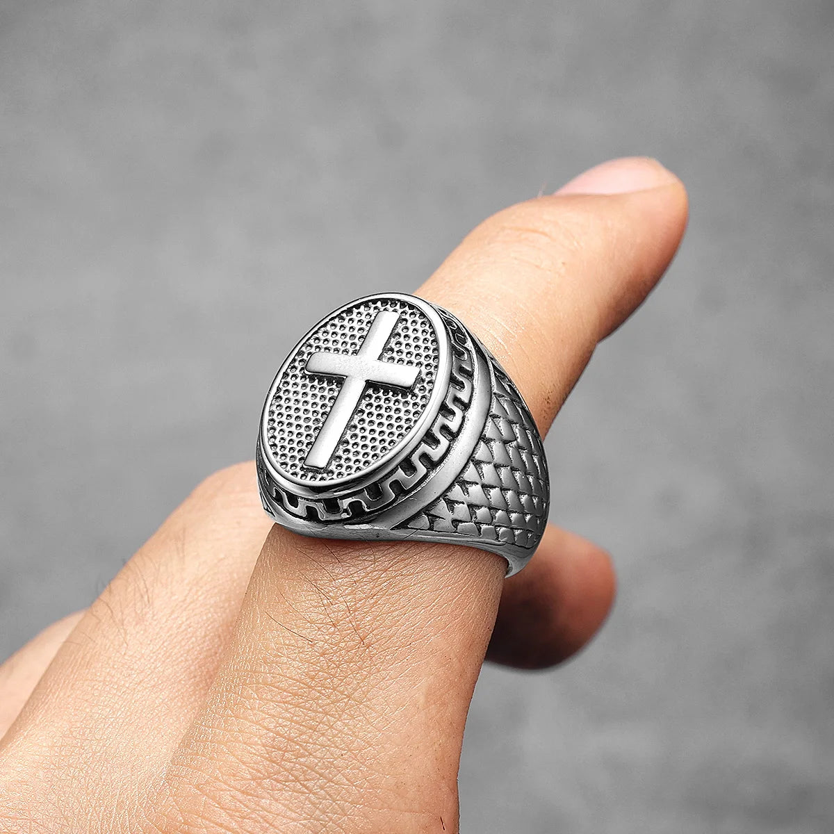 Christian Cross Ring