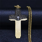 Christian Bible Cross Necklace