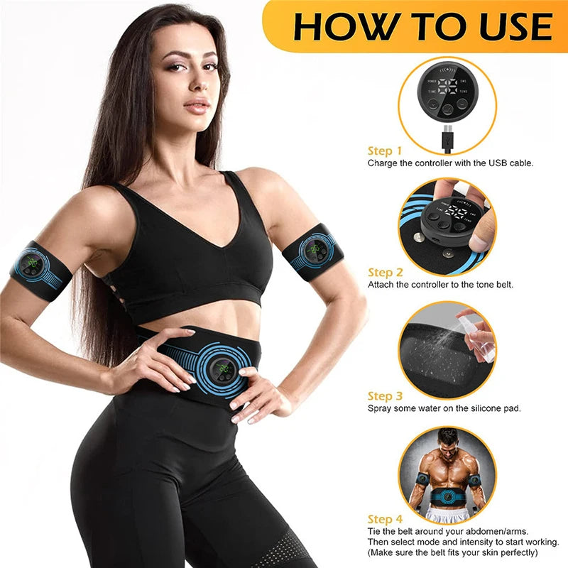 Abdominal EMS Muscle Stimulator Belt