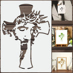 Jesus Cross Painting Template