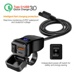 Motorcycle USB Fast Charger