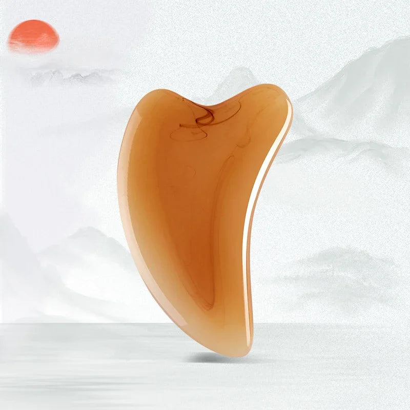 Face Lifting Guasha Resin Scraping Massage Tool