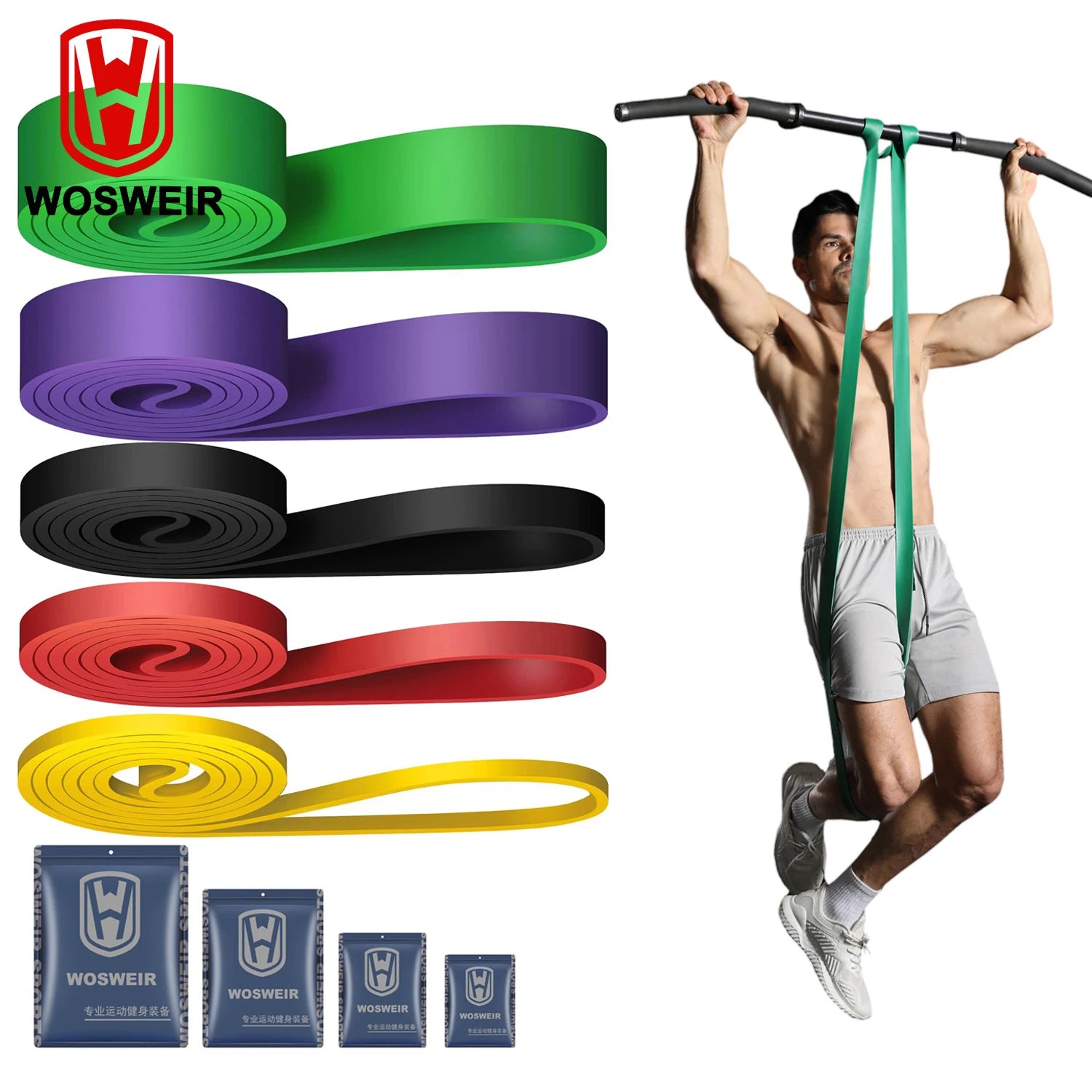 Elastic Resistance Bands for Strength Training