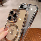 Official Desert Gold Phone Case For iPhone 17 Air 16 15 14 13 12 11 Pro Max Plus Clear Magsafe Magnetic Lens Protect Soft Cover