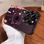 Official Desert Gold Phone Case For iPhone 17 Air 16 15 14 13 12 11 Pro Max Plus Clear Magsafe Magnetic Lens Protect Soft Cover