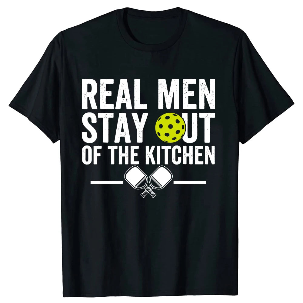 Vintage “Real Men Stay Out of the Kitchen” Short Sleeve Tee