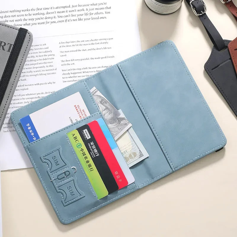 PU Leather Travel Wallet