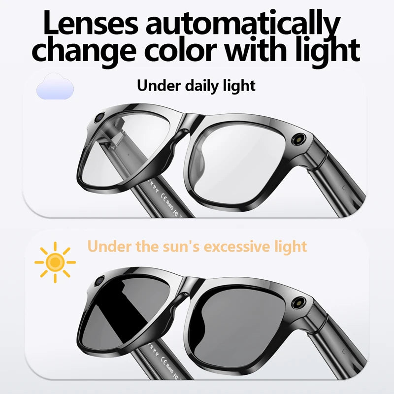 AI Smart Photochromic Glasses