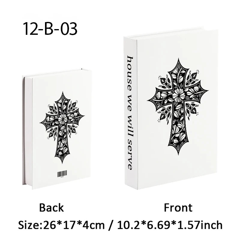 Faux Bible-Inspired Coffee Table Decor