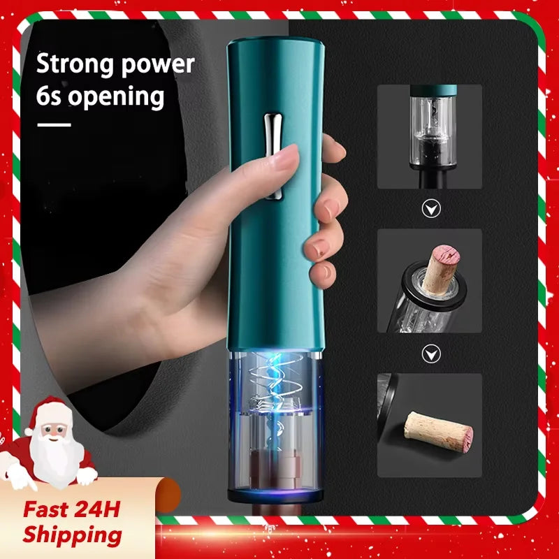 Electric Wine Bottle Opener with Foil Cutter