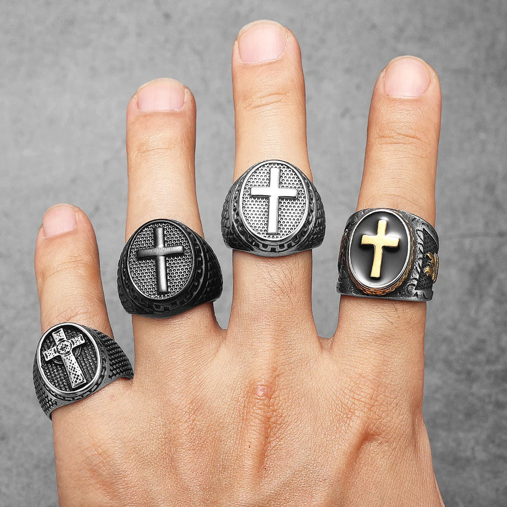Christian Cross Ring