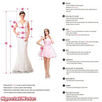 Elegant V Neck Wedding Dresses Sexy Backless Sleeveless Lace Appliques Beaded Sweep Train Bridal Gowns Vestidos De Novia