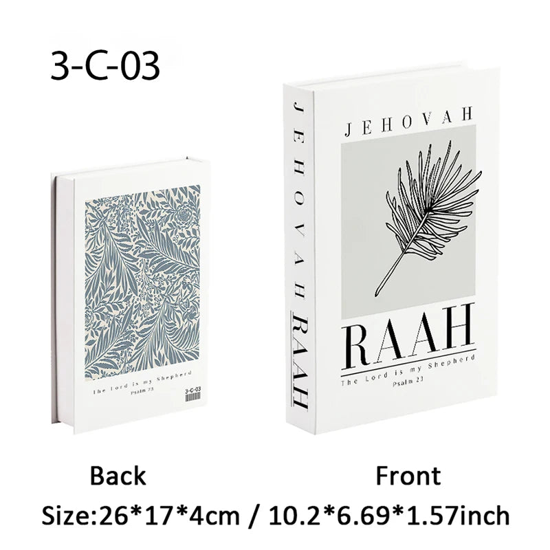 Faux Bible-Inspired Coffee Table Decor