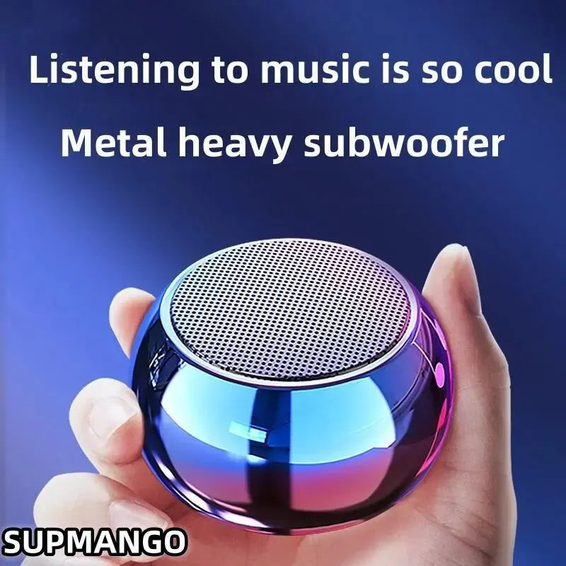 Portable Mini Steel Bluetooth Speaker