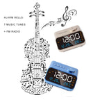 Modern LED Alarm Clock with FM Radio