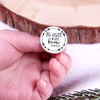 Psalm 46:10 “Be Still and Know” Faith Badge Pin