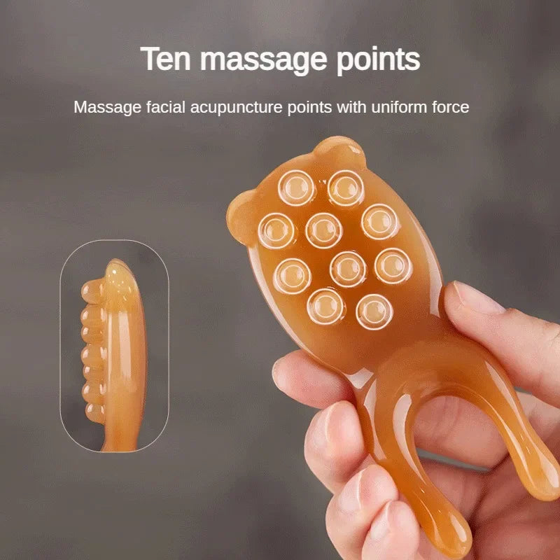 Face Lifting Guasha Resin Scraping Massage Tool